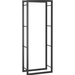 Vedställ matt svart 50x28x132 cm stål - Vedställ - Ved Ställ - Home & Living