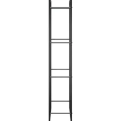 Vedställ matt svart 50x28x132 cm stål - Vedställ - Ved Ställ - Home & Living