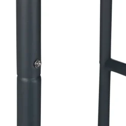 Vedställ, Metall, 100x40x25 cm, Antracit