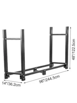 Vedställ, storlek 8 fot, stålkonstruktion, 8ft