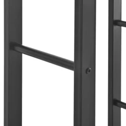 Vedställ Täby vedförvaring 60x25x150 cm stål [en.casa]