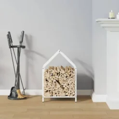 Vedställ vit 40x25x60 cm kallvalsat stål