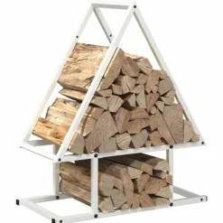 Vedställ vit 50x25x60 cm kallvalsat stål