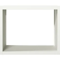 Vedställ vit 100x40x80 cm stål