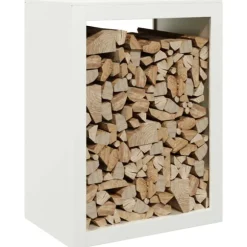 Vedställ vit 60x40x80 cm stål