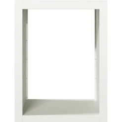 Vedställ vit 60x40x80 cm stål