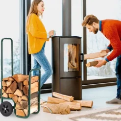 Vedställ, 109,5x41x45 cm, Grön