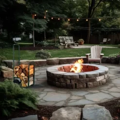 Vedställ, 109,5x41x45 cm, Grön