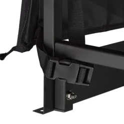 Vedställ, 110x110x29 cm, Svart