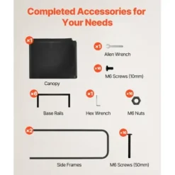 Vedställ, 122x32x118 cm, Svart, Metall, Utomhusförvaring