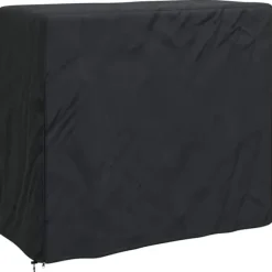 Vedställsskydd Enfärgad Svart 61 x 122 x 106 cm tyg