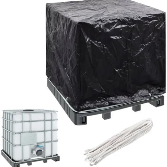 Överdrag för IBC-behållare 8 öljetter 116x100x120 cm