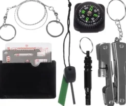 Överlevnadskit med 7 Praktiska Funktioner