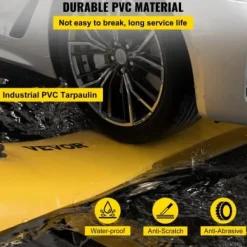 Översvämningsbarriär, 732x50,8x30,5 cm, Gul, PVC