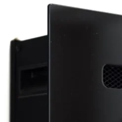 Väggmonterad inbyggd eldstad med flerfärgad LED-flamma Chicago