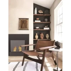 Väggmonterad kamin - MONET - Bioetanol - Brännare 1,2 LT - Härdat glas - Lätt installation