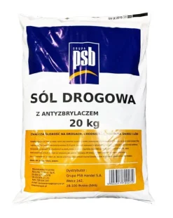 Vägsalt mot svart is med klumpförebyggande medel PSB 20 kg