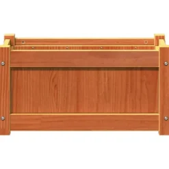 vidaXL Blomlådor 2 st, Upphöjda Sängar, Blommurnor, Växtkrukor, Blomlådor Trädgård Terrass, Brun Vaxad Trä 837444