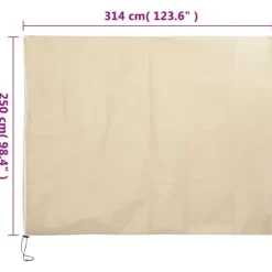 vidaXL Fiberdukar med blixtlås 10 st 70 g/m² 3,14x2,5 m - Tillbehör för trädgårdsskötsel