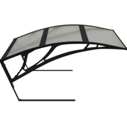 vidaXL Garage för robotgräsklippare svart 80x101x46 cm