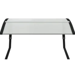 vidaXL Garage för robotgräsklippare svart 80x101x46 cm