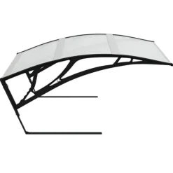 vidaXL Garage för robotgräsklippare svart 80x101x46 cm