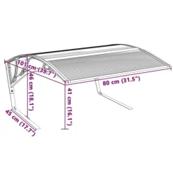 vidaXL Garage för robotgräsklippare svart 80x101x46 cm