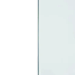 vidaXL Glasskiva för öppen spis rektangulär 120x50 cm - Glas