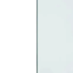 vidaXL Glasskiva för öppen spis rektangulär 120x60 cm - Glas