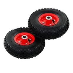 vidaXL Hjul till säckkärra 2 st gummi 3.00-4 (245x82)