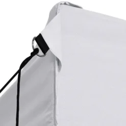 vidaXL Hopfällbart partytält med 4 sidoväggar 3x6 m stål vit - Partytält & paviljoner