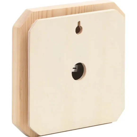 vidaXL 2-i-1 Bastutermometer & hygrometer sandur set massiv furu