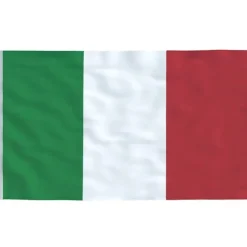 vidaXL Italiens flagga 90x150 cm