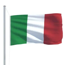 vidaXL Italiens flagga 90x150 cm