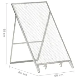 vidaXL Jordsåll galvaniserat stål - Trädgårdsverktyg