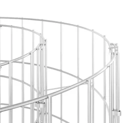 vidaXL Kompost Ø50x50 cm galvaniserat stål - Komposterare