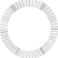 vidaXL Kompost Ø100x100 cm galvaniserat stål - Komposterare