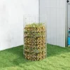 vidaXL Kompost Ø50x100 cm galvaniserat stål - Komposterare