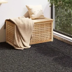 vidaXL Konstgräs Svart Polyeten, Polypropylen, SBR 1 x 2 meter, 30mm tjock