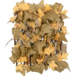 vidaXL Konstväxt lönnlöv spaljé expanderbar orange 180x30 cm - Staket