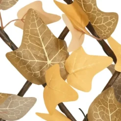 vidaXL Konstväxt lönnlöv spaljé expanderbar orange 180x30 cm - Staket