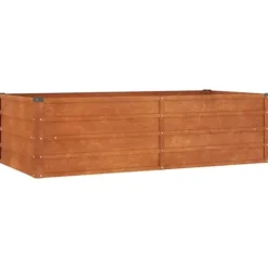 vidaXL Odlingslåda rostig 160x80x45 cm rosttrögt stål - Krukor & odlingslådor