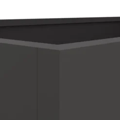 vidaXL Odlingslåda svart 62x40x39 cm kallvalsat stål - Krukor & odlingslådor