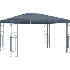 vidaXL Paviljong 400x300 cm antracit - Partytält & paviljoner