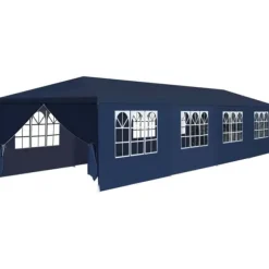 vidaXL Paviljong 3x12 m blå - Partytält & paviljoner