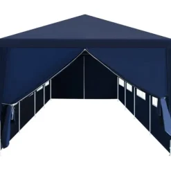 vidaXL Paviljong 3x12 m blå - Partytält & paviljoner