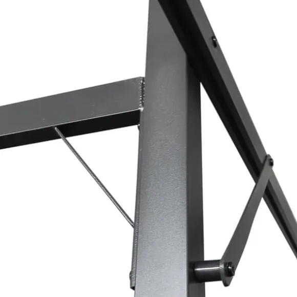 vidaXL Pergola med infällbart tak gräddvit 589x292x230 cm - Partytält & paviljoner