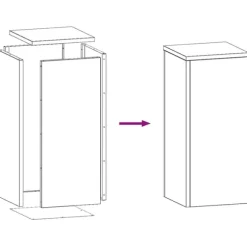vidaXL Planteringsställ Set med 2 Olivgrön Kallvalsat stål