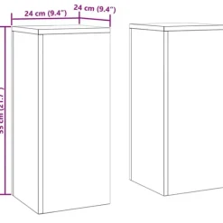 vidaXL Planteringsställ Set med 2 Olivgrön Kallvalsat stål