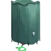 vidaXL Regntunna hopfällbar med kran 1350 L - Bevattning